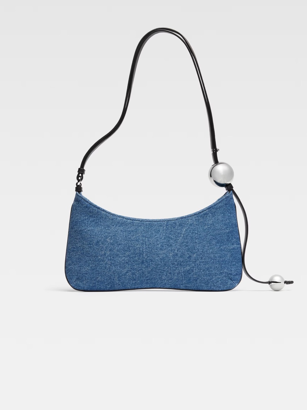 Jacquemus Denim Blue Crescent Shoulder Bag - Picture 4 of 7